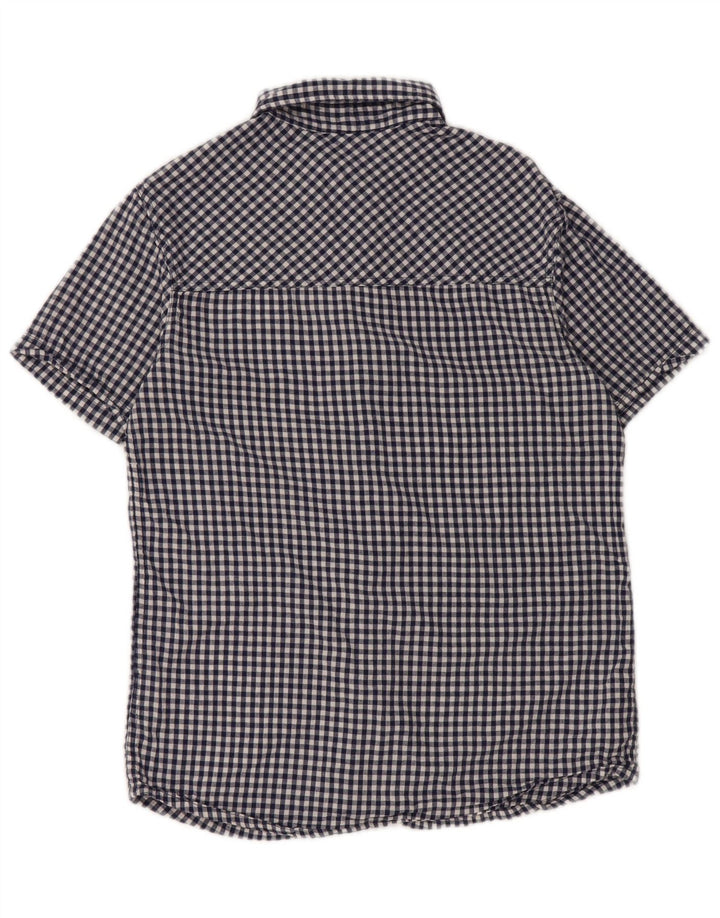 Ανδρικό κοντομάνικο πουκάμισο Mountain Warehouse XS Blue Gingham Cotton