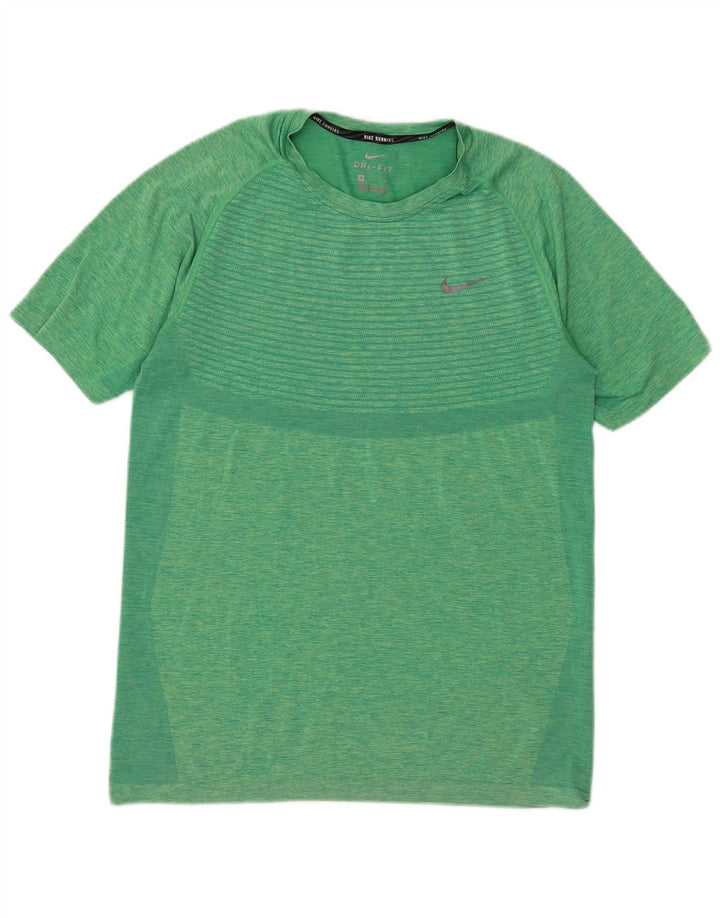 Ανδρικό μπλουζάκι Nike Dri Fit Μπλουζάκι με μεσαίο πράσινο ριγέ