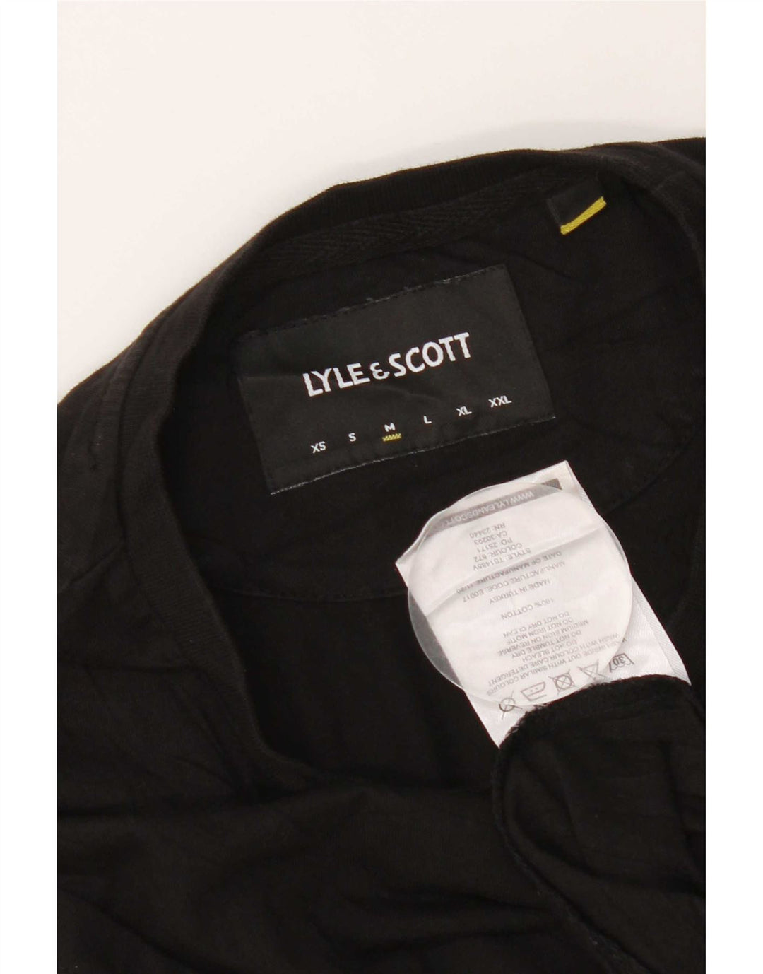 Ανδρικό T-Shirt Lyle & Scott Top Μεσαίο μαύρο βαμβακερό
