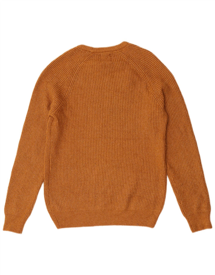 Ανδρικό πουλόβερ Marks & Spencer Boat Neck Jumper Μικρό καφέ πολυαμίδιο