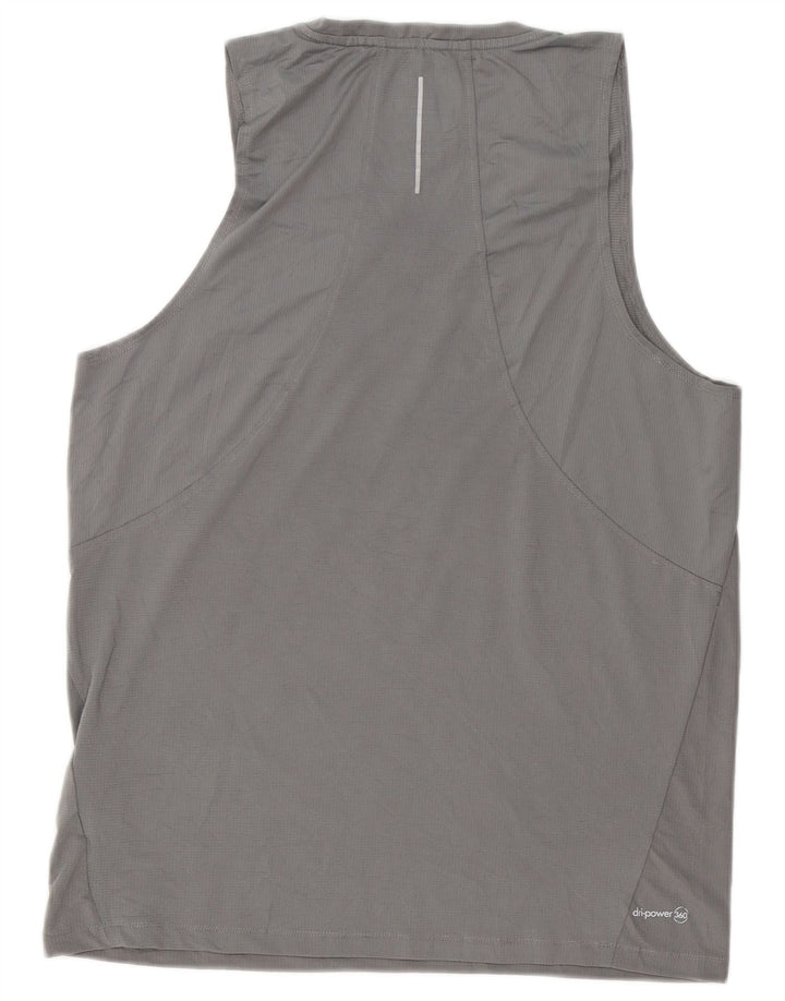 RUSSELL ATHLETIC ανδρικό γιλέκο τοπ UK 38/40 μεσαίο γκρι πολυεστέρας