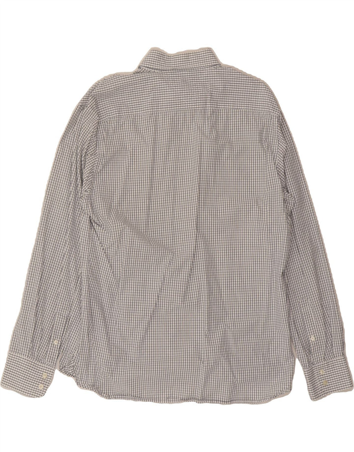 TOMMY HILFIGER Mens Shirt XL Navy Blue Check Cotton Vintage Tommy Hilfiger and Second-Hand Tommy Hilfiger from Messina Hembry 