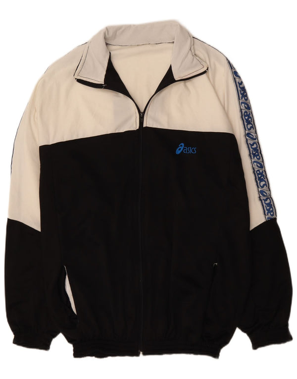 Ανδρική φόρμα γυμναστικής γραφική ASICS Top Jacket Large Black Colourblock