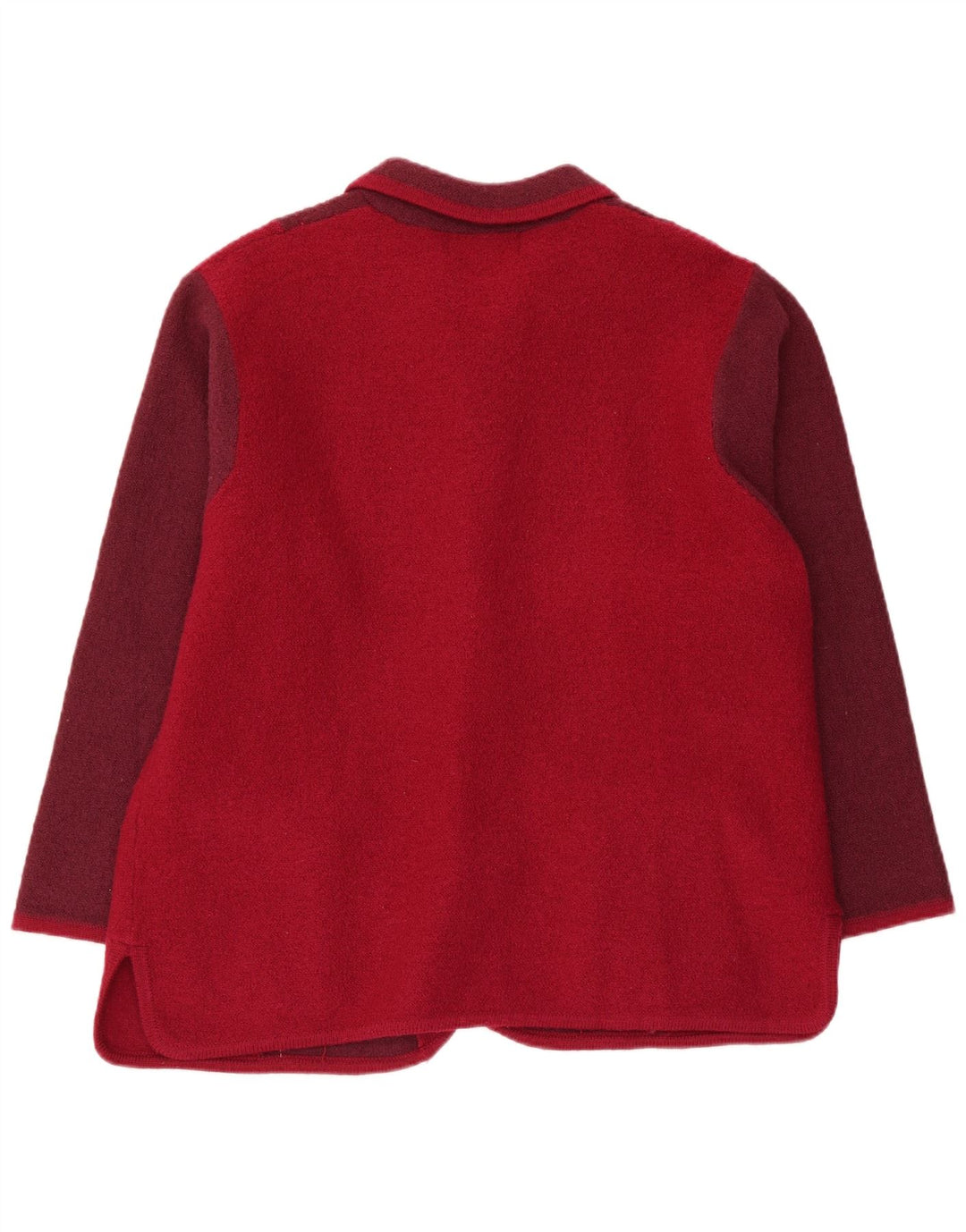 CASAMIA Γυναικείο Loose Fit Blazer Jacket UK 16 Large Burgundy Colourblock