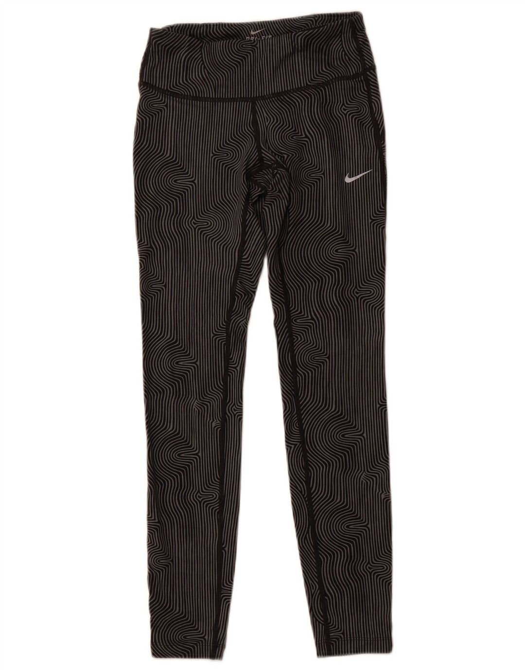 Γυναικείο κολάν NIKE Dri Fit UK 6 XS Grey Pinstripe