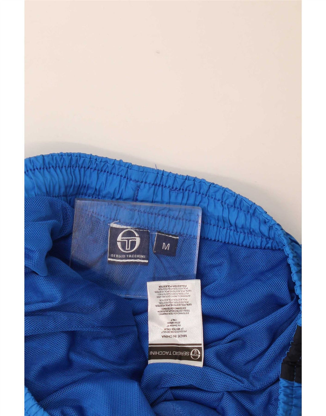 Ανδρική αθλητική φόρμα Sergio Tacchini Παντελόνι μεσαίου μπλε χρώματος πολυεστέρας