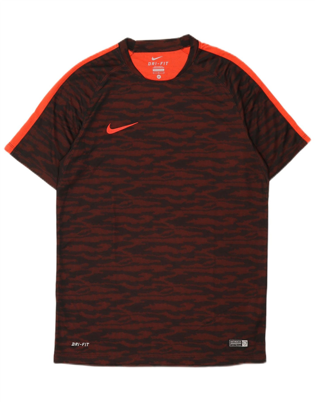 Ανδρικό μπλουζάκι Nike Dri Fit Τοπ μεσαίου μπορντό Animal Print Polyester