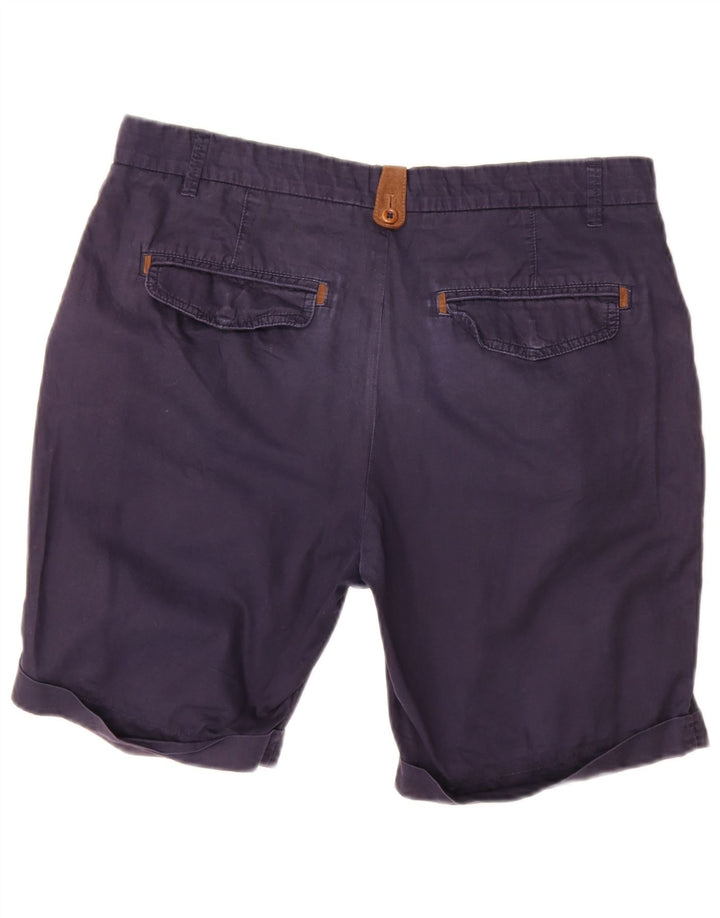 Zara Ανδρικό σορτς Chino EU 42 Large W32 Navy Blue