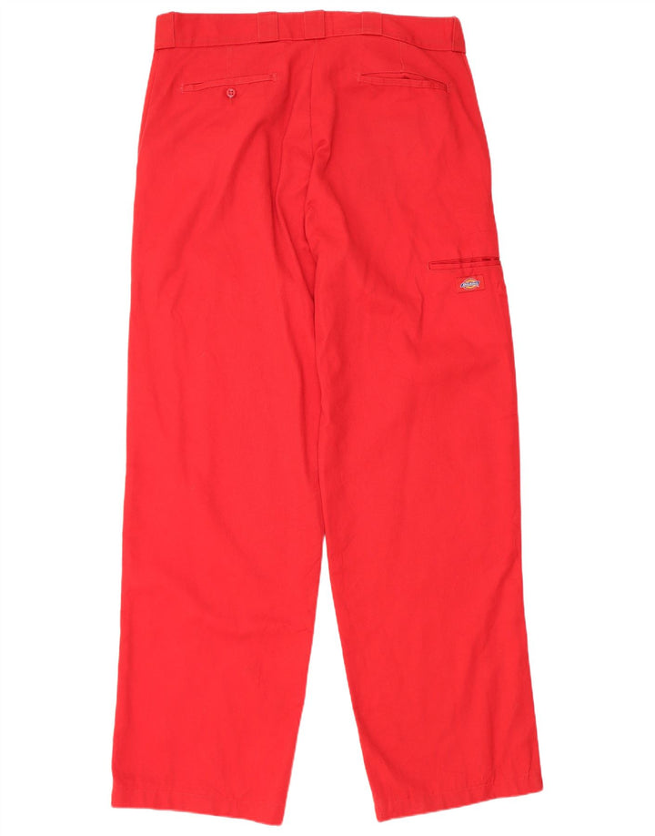Dickies Ανδρικό Παντελόνι Cargo Loose Fit W36 L33 Κόκκινο πολυεστέρα