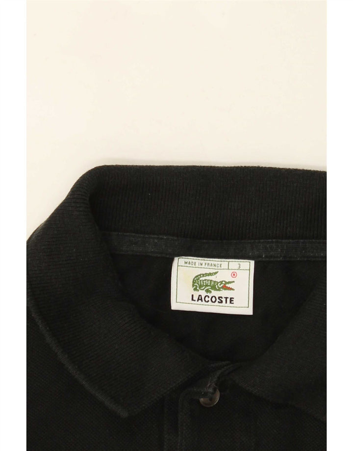 Ανδρικό μακρυμάνικο μπλουζάκι πόλο Lacoste, μέγεθος 3, μικρό μαύρο
