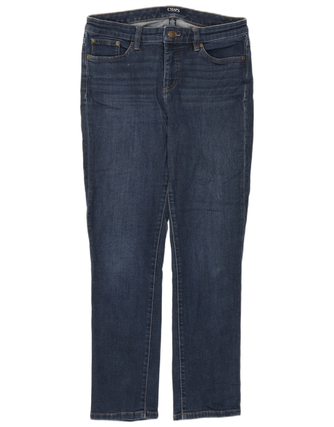 Chaps Γυναικείο Petite Slim Τζιν US 10 Μεγάλο W32 L27 Μπλε βαμβακερό