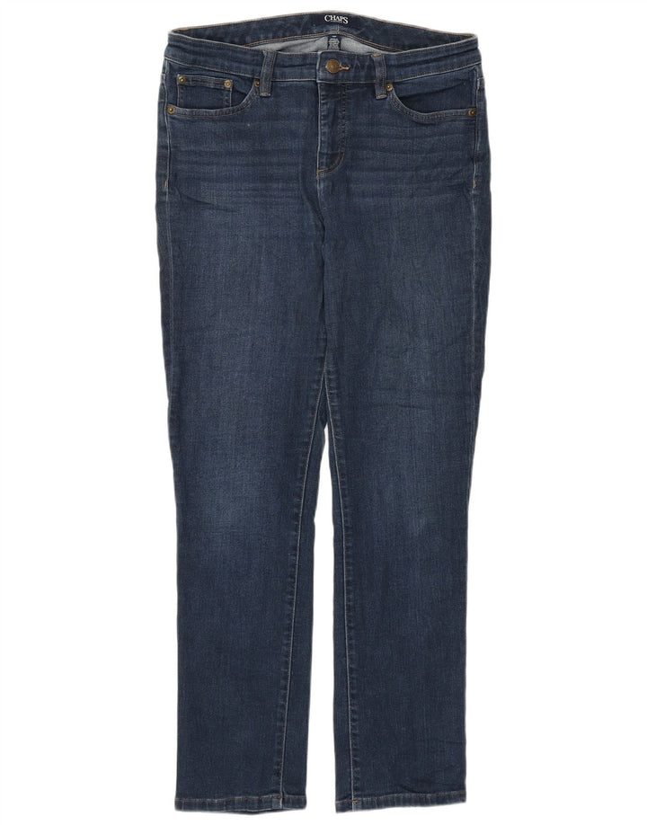 Chaps Γυναικείο Petite Slim Τζιν US 10 Μεγάλο W32 L27 Μπλε βαμβακερό