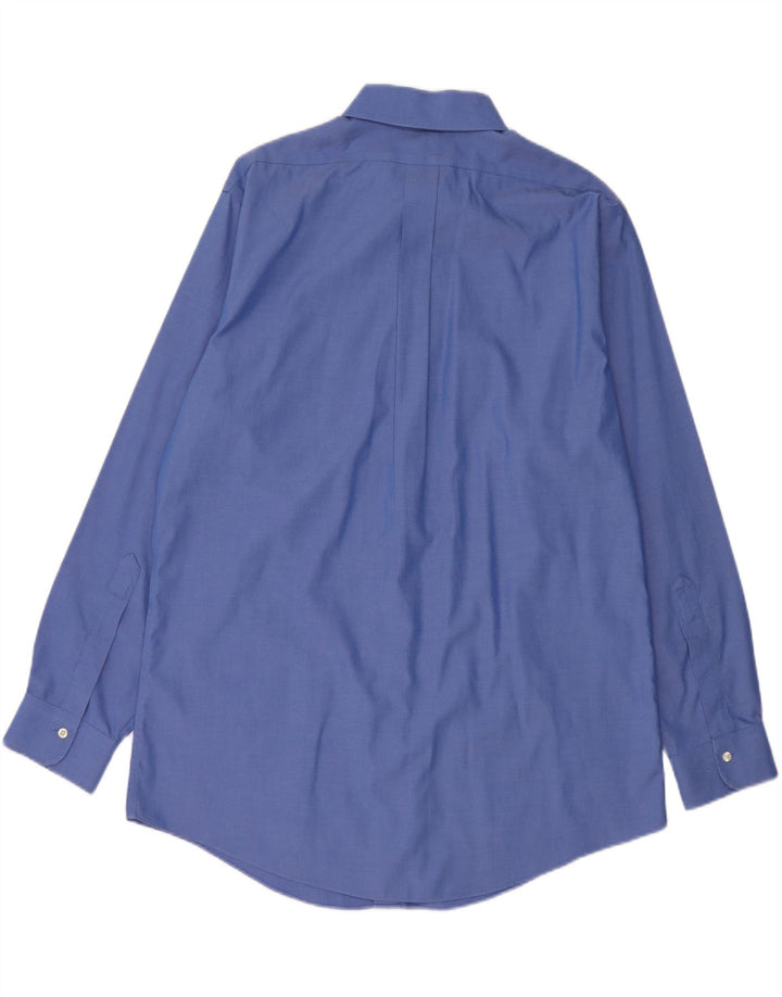 BROOKS BROTHERS Ανδρικό πουκάμισο Regent Μέγεθος 16 1/2 μεγάλο μπλε βαμβακερό