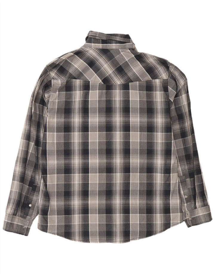 Ανδρικό πουκάμισο Levi's XL Grey Check Cotton
