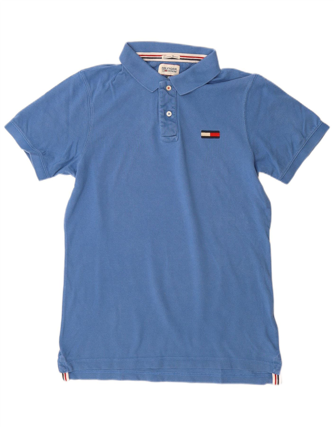 Tommy Hilfiger Ανδρικό Πόλο Μπλουζάκι μεγάλο μπλε βαμβακερό