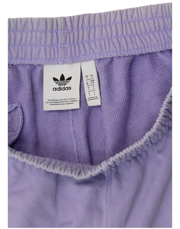 Γυναικείο αθλητικό σορτς ADIDAS UK 10 Small Purple Βαμβακερό