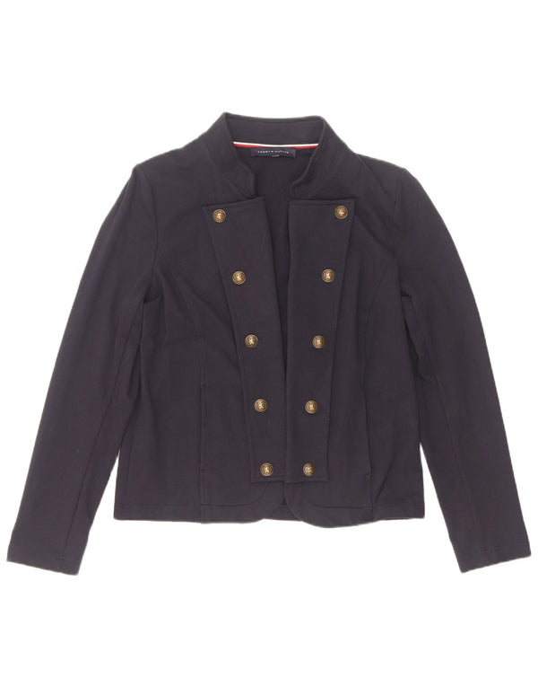 Tommy Hilfiger Γυναικείο Bomber Jacket UK 14 Medium Navy Blue Cotton