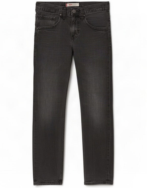 Levi's Mens 504 Straight Jeans W30 L32 Gray Cotton