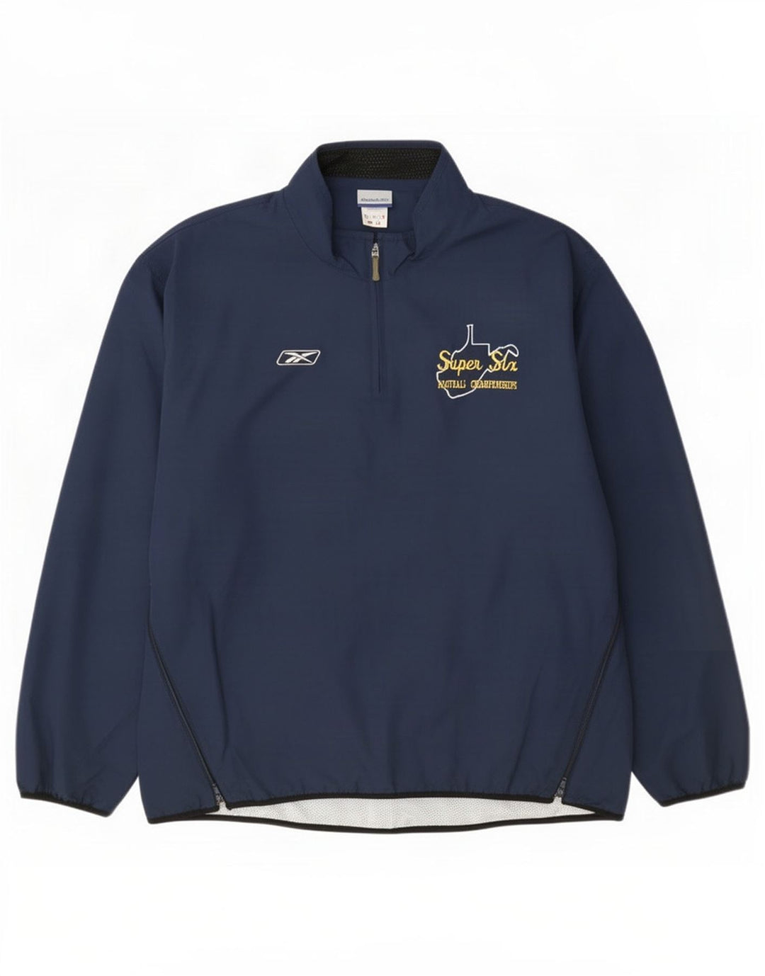 Ανδρικό μπουφάν βροχής Reebok UK 42 XL Navy Blue Polyester