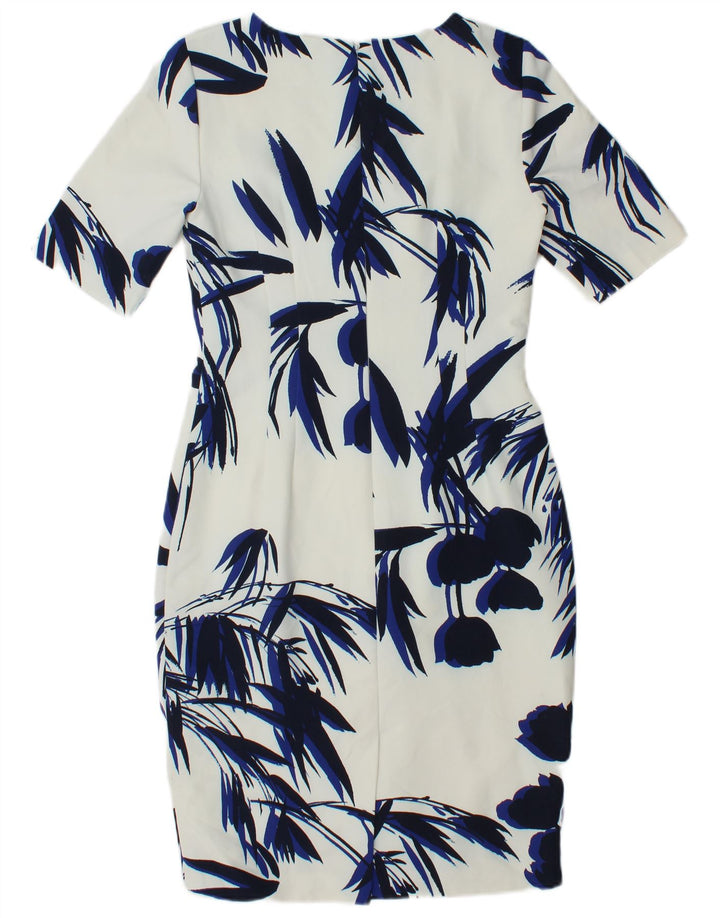 Γυναικείο φόρεμα Hobbs UK 10 Small White Floral Polyester
