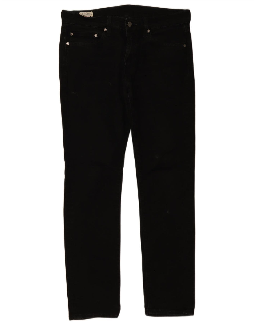Levi's Mens 511 Slim Jeans W32 L32 Μαύρο βαμβακερό