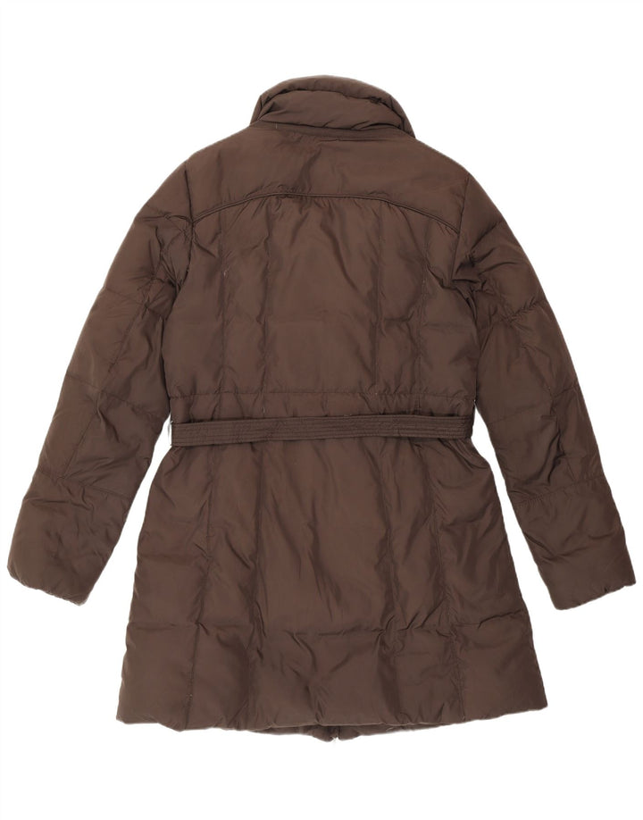 Geox Γυναικείο παλτό UK 14 Large Brown Πολυεστέρας