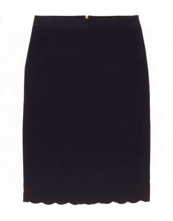 Phase Eight Γυναικεία ίσια φούστα UK 12 Medium W32 Navy Blue Polyester