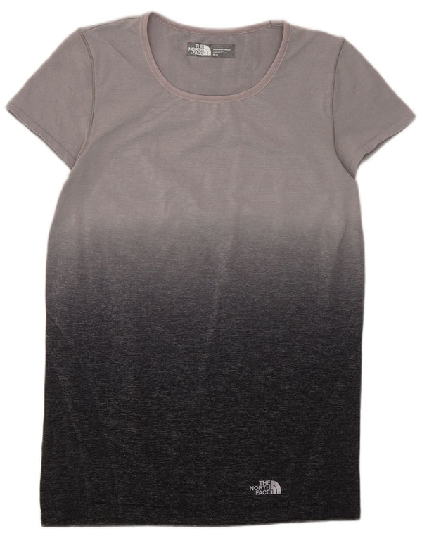 The North Face γυναικείο T-Shirt Top UK 12 Medium Grey Colourblock