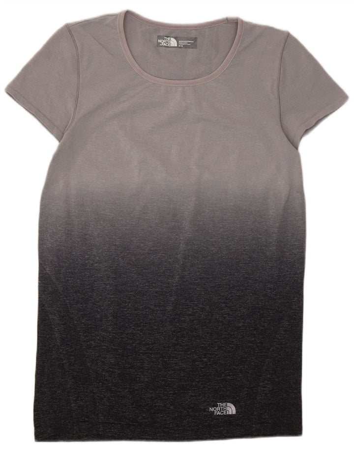 The North Face γυναικείο T-Shirt Top UK 12 Medium Grey Colourblock