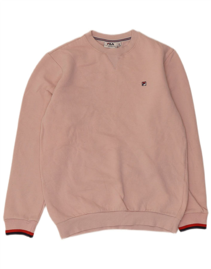 Fila Γυναικείο Φούτερ μεγάλου μεγέθους Jumper UK 2 2XS Ροζ Βαμβακερό