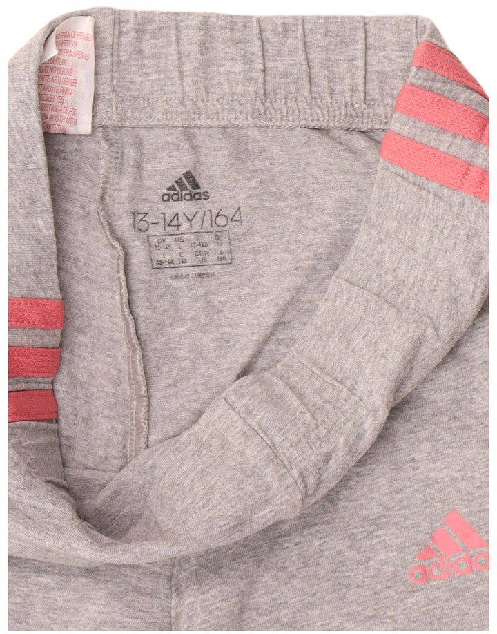 Adidas Κοριτσίστικα κολάν 13-14 ετών Γκρι