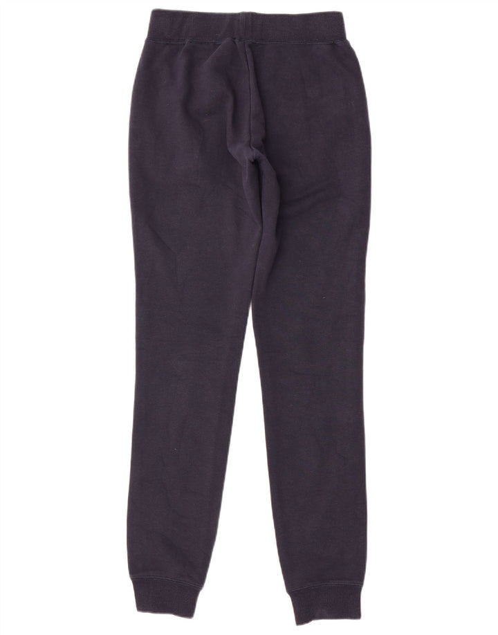 REEBOK Γυναικεία αθλητική φόρμα παντελόνι Joggers UK 0/2 2XS Navy Blue Cotton