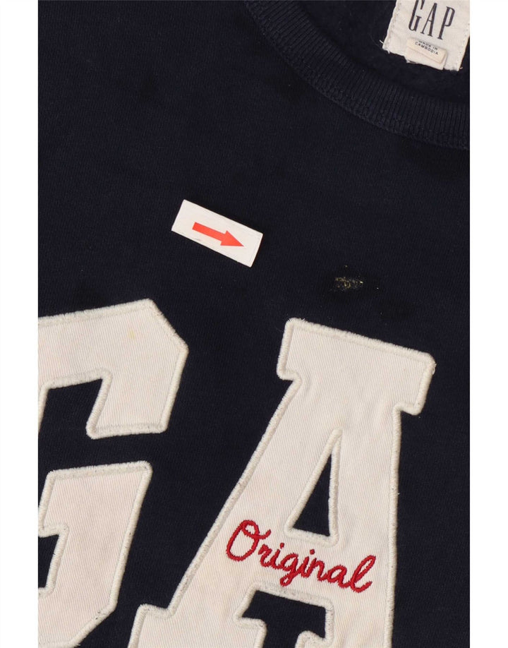 Ανδρικό γραφικό φούτερ Gap Jumper Medium Navy Blue βαμβακερό