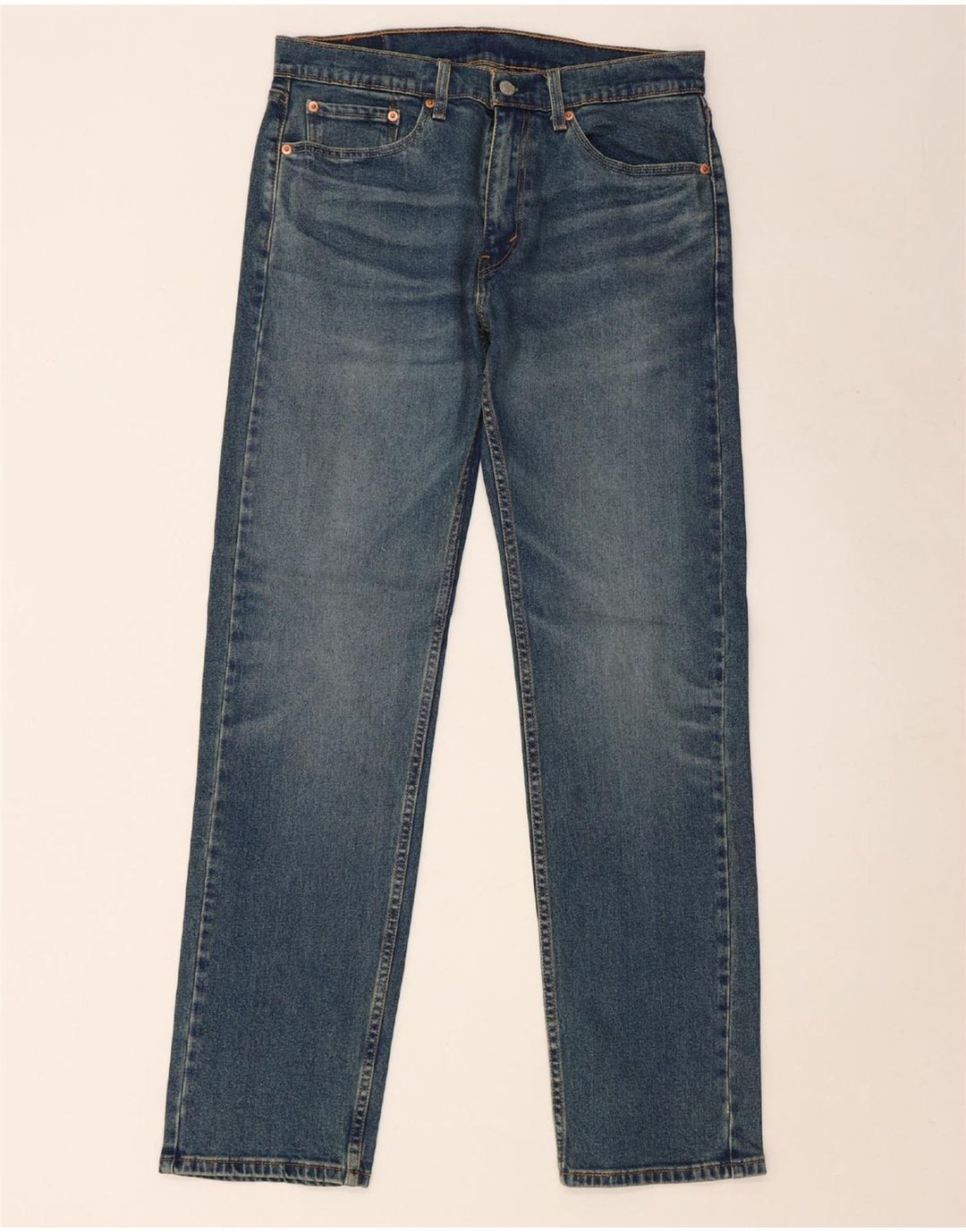 LEVI'S Ανδρικό τζιν 505 ίσιο W32 L34 Μπλε βαμβακερό