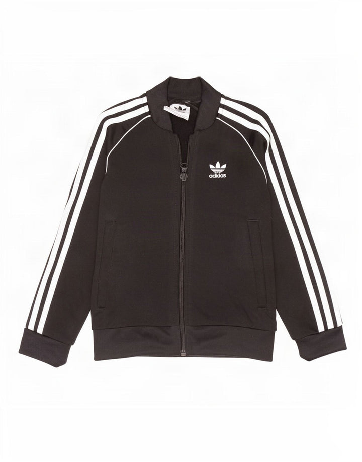 Κορίτσια αθλητική φόρμα Adidas Top Jacket 5-6 Years Black Polyester