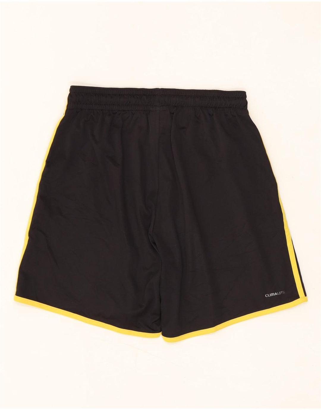 Αθλητικά σορτς ADIDAS για αγόρια Climalite 11-12 ετών Μεσαίο μαύρο πολυεστέρα