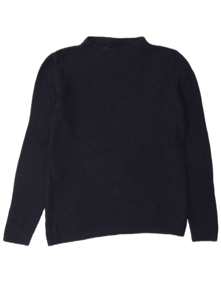 S.Oliver Γυναικείο πουλόβερ με λαιμό χελώνα EU 40 Medium Navy Blue Viscose