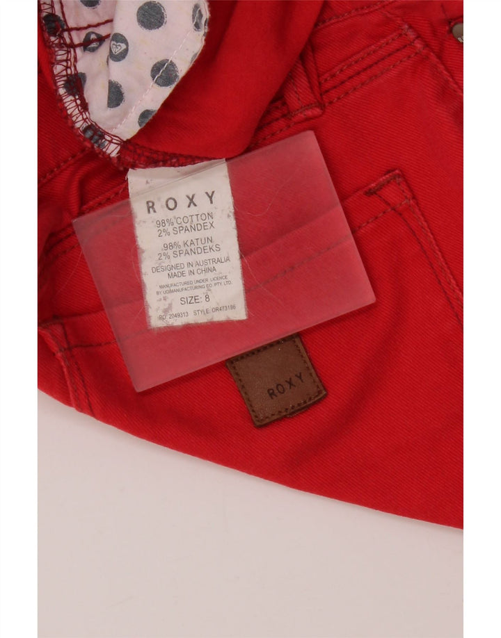 Roxy Γυναικείο Skinny Jeans US 8 Medium W28 L27 Red Cotton