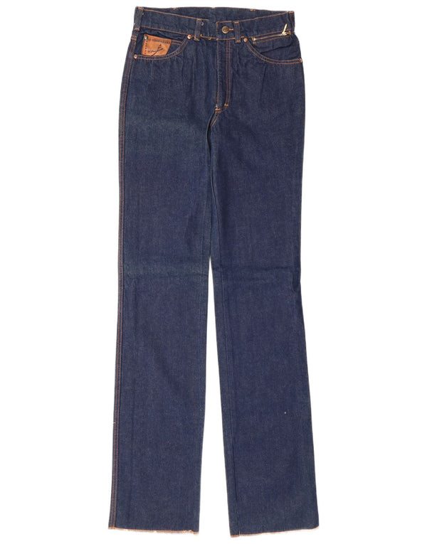 POOH Womens High Waist Straight Jeans W31 L38  Blue