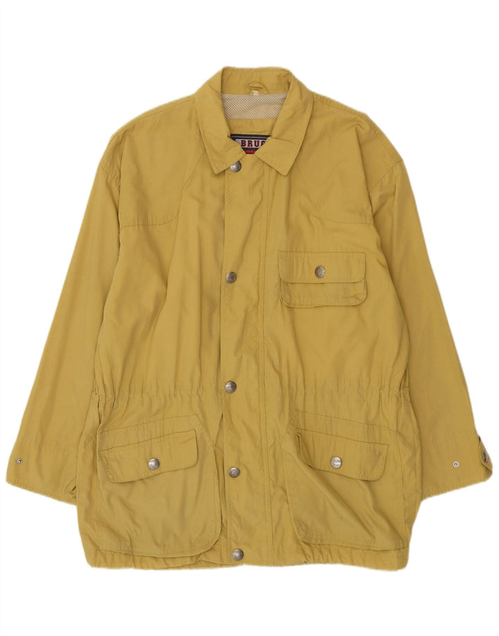 BRUGI Ανδρικό Loose Fit Utility Jacket UK 38 Medium Yellow Polyester