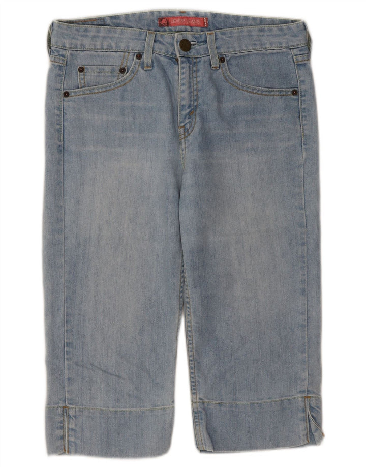 Γυναικείο τζιν βερμούδα Levi's US 9 Medium W32 Blue Ramie