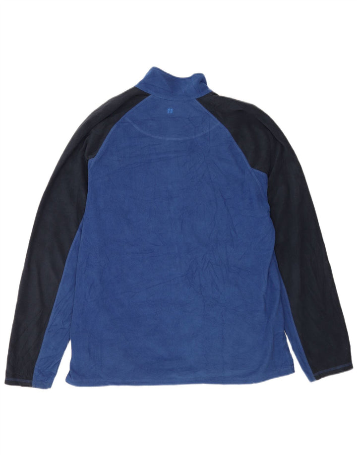 Mountain Warehouse Ανδρικό Fleece Jacket UK 42 XL Blue Colorblock Polyester