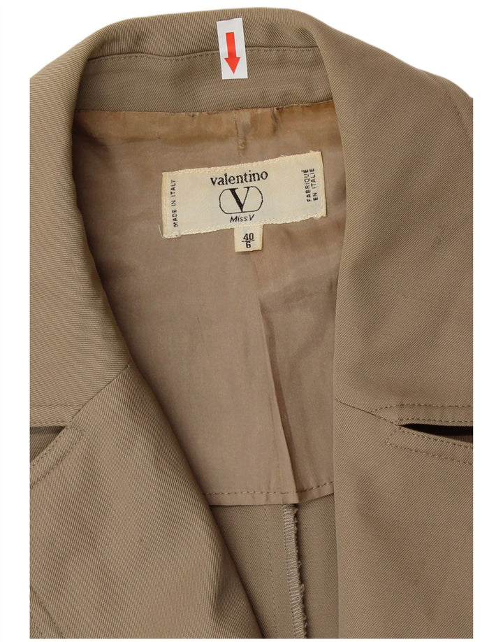 Valentino Γυναικείο Miss V Oversized Blazer Jacket IT 40 Small Beige