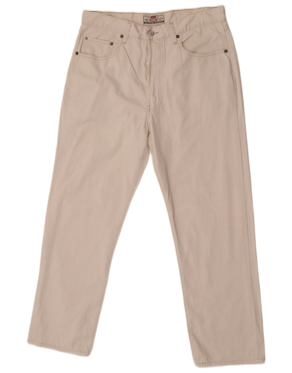 Levi's Mens 451 Tapered Casual Παντελόνι W34 L28 Λευκό βαμβακερό