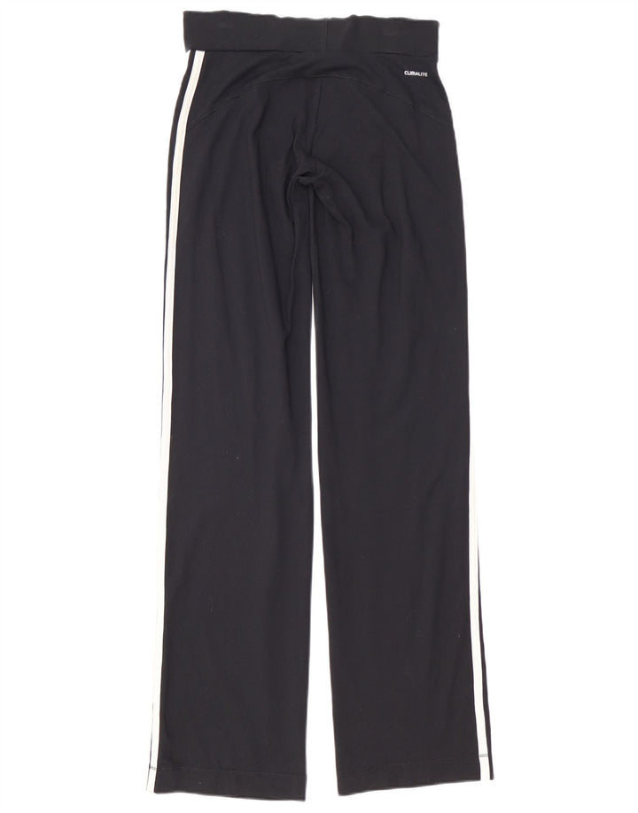 Γυναικεία αθλητική φόρμα Adidas Climalite Παντελόνι UK 8 Small Black Polyester