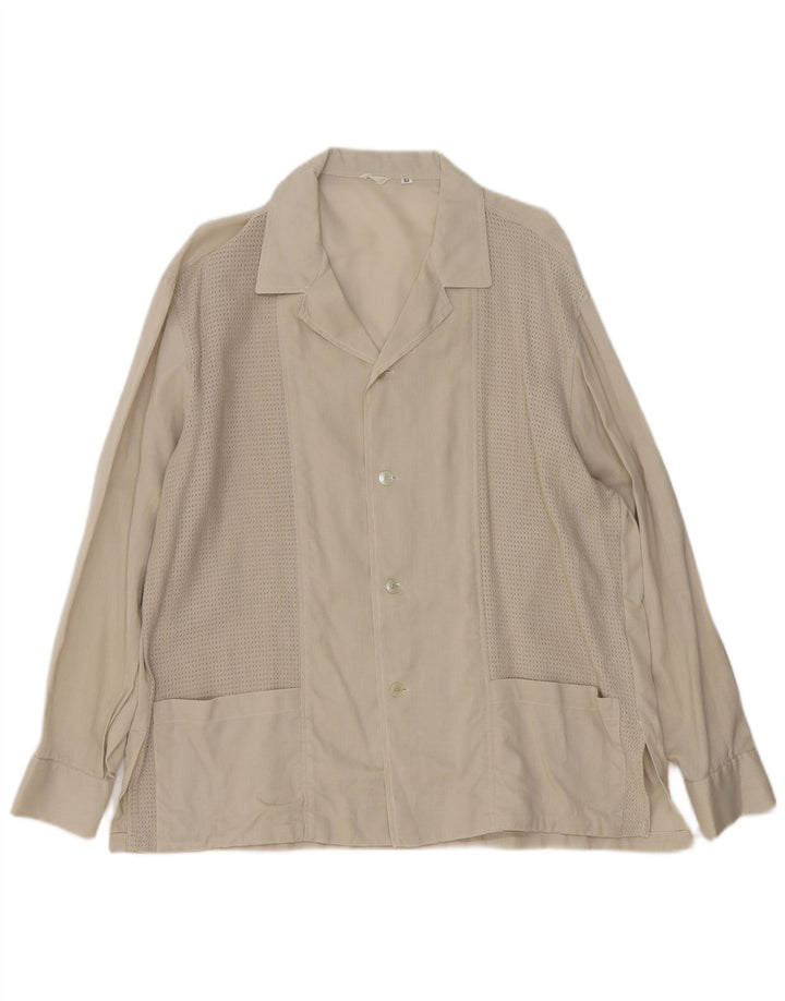 Vintage Ανδρικό πουκάμισο IT 54 XL Πράσινο