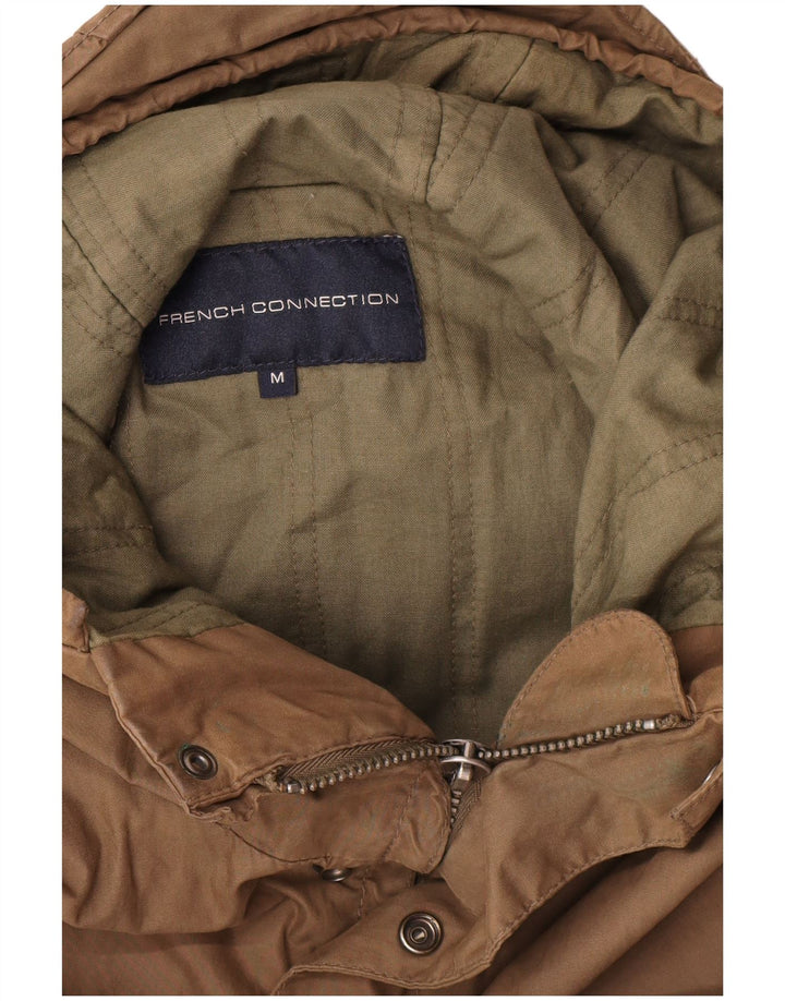 Ανδρικό τζάκετ με κουκούλα French Connection UK 38 Medium Brown