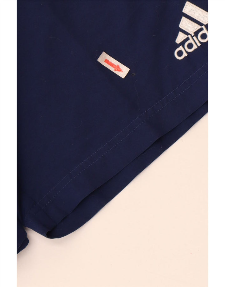 Ανδρικό αθλητικό σορτς Adidas από μεσαίο μπλε ναυτικό πολυεστέρα