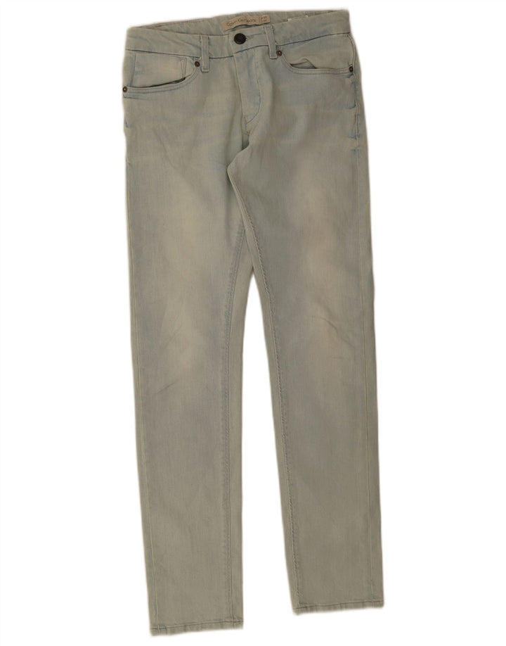 Calvin Klein Γυναικείο Slim Jeans W25 L32 Μπλε βαμβακερό