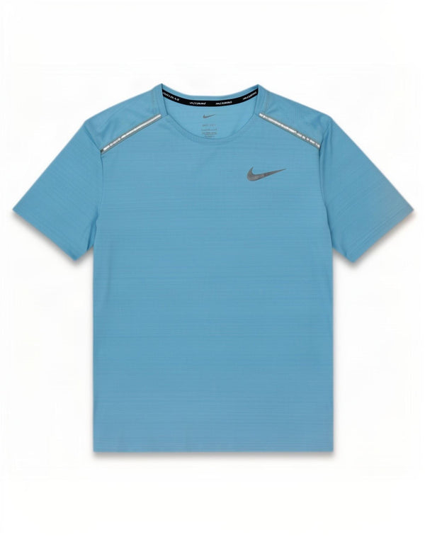 Ανδρικό μπλουζάκι Nike Dri Fit Top Large Blue Pinstripe Polyester